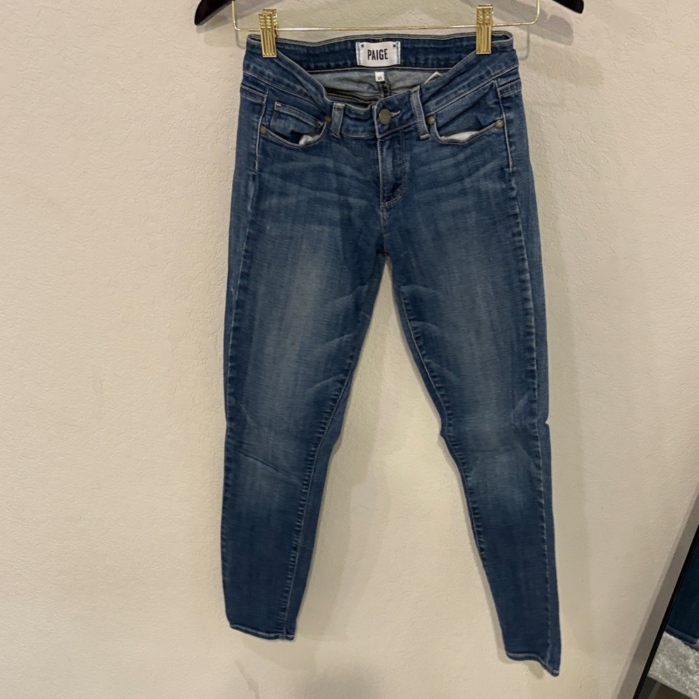 PAIGE Blue Skinny Jeans for Women